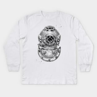 Diving helmet Kids Long Sleeve T-Shirt